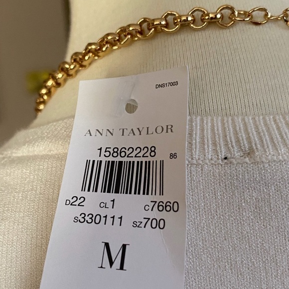 NWT Ann Taylor Striped Cardigan - Picture 4 of 5